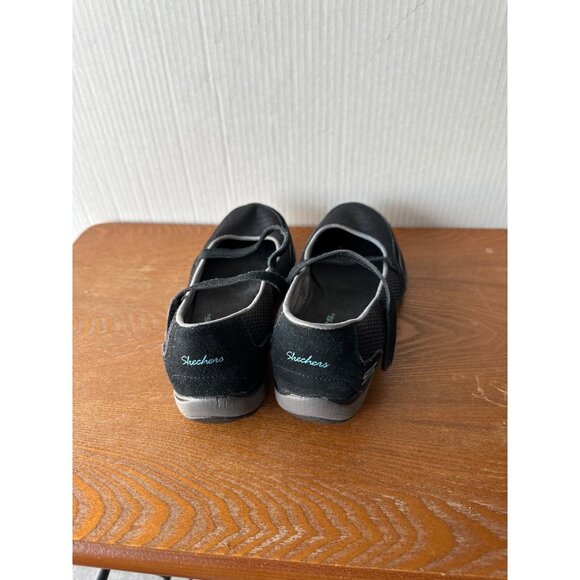 Skechers Women Relaxed Fit Memory Foam Bikers Sneakers Black New Size 6 / Eur 36 - Picture 6 of 13